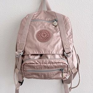 Kipling RoseGold Backpack